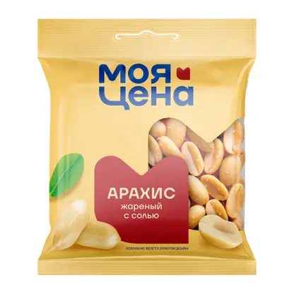 Изображение товара Арахис Моя цена жареный соленый 80г