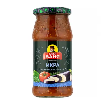 Изображение товара Икра Дядя Ваня из баклажанов По-балкански 460г