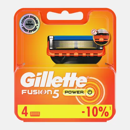 Кассеты для бритья Gillette Fusion 5 Power 4шт