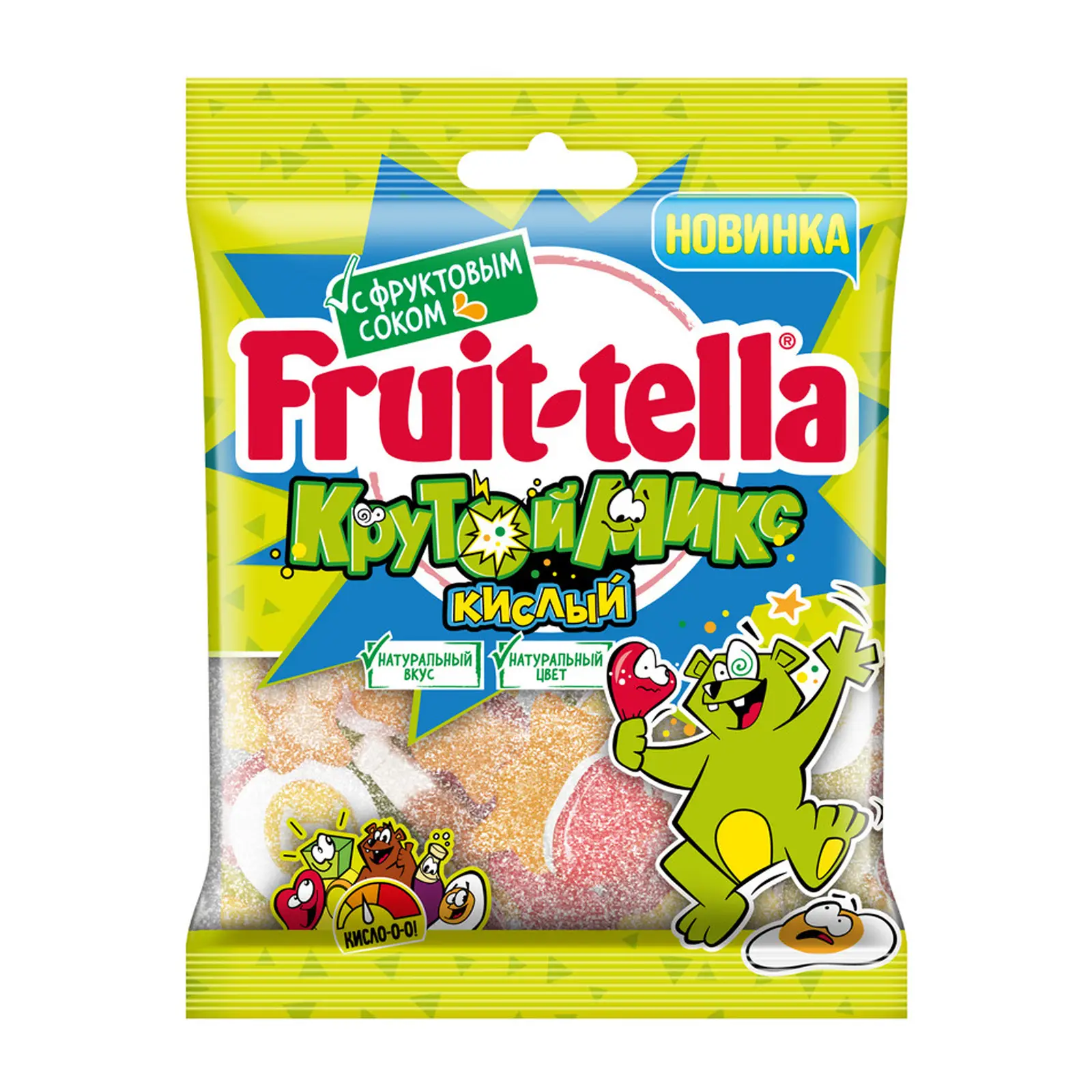 Изображение товара Жевательный мармелад Крутой Микс кислый Fruittella 70г