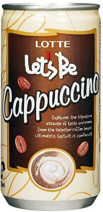 Изображение товара Кофейный напиток Lotte Lets be Капучино 240 мл с молочной пенкой и шоколадным вкусом