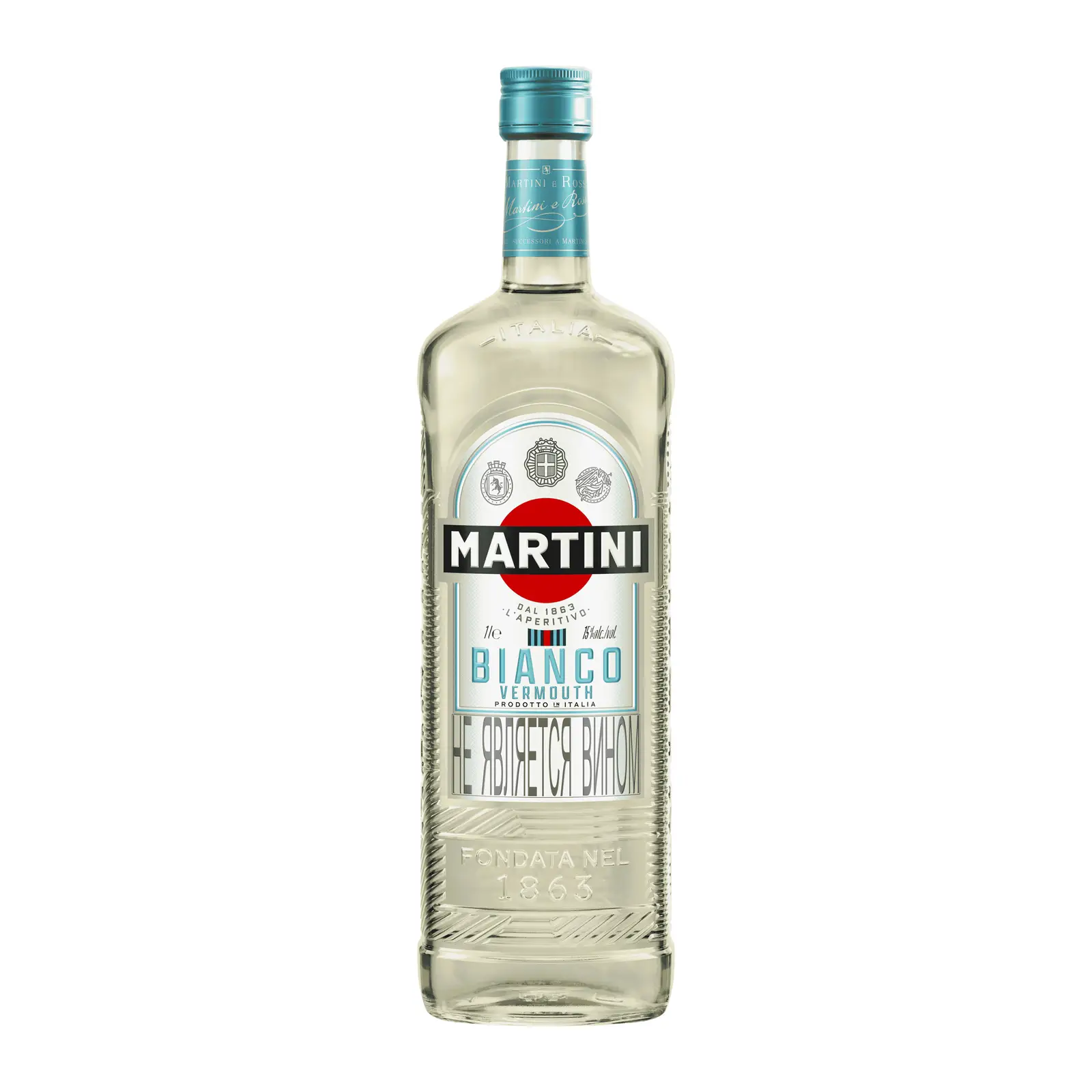 Изображение товара Martini Bianco 15% белый сладкий вермут 1л – итальянский напиток для аперитива