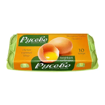 Изображение товара Яйцо куриное Русово С1 10шт