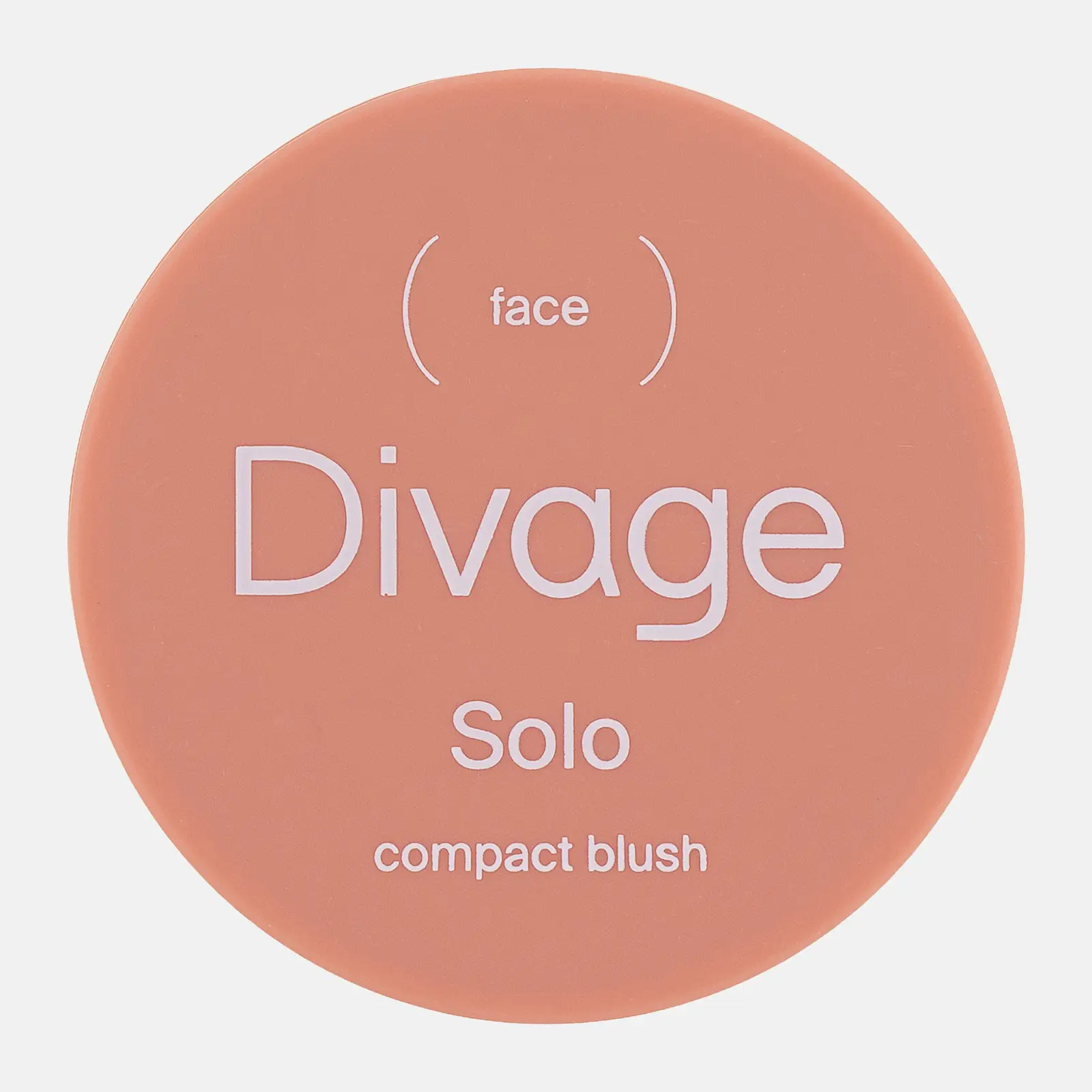 Румяна для лица тон 09 Rosy Peach Divage Solo Compact Blush