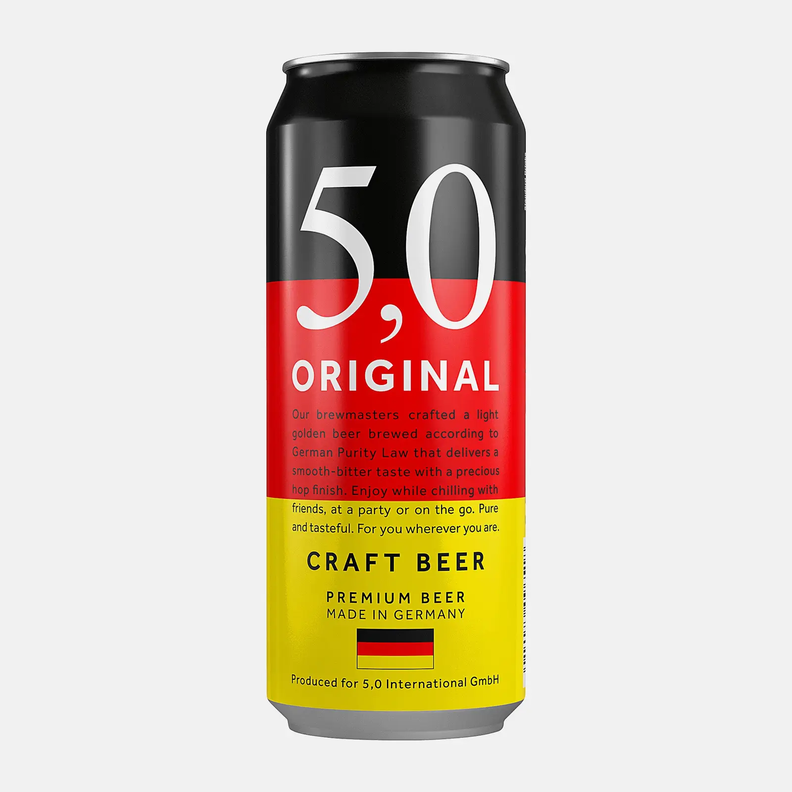 Изображение товара Пиво 5.0 Original светлое крафт 4.9% 500мл