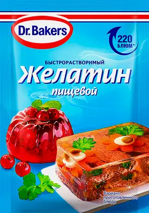 Желатин Dr. Bakers пищевой 10г