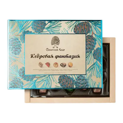 Изображение товара Конфеты Кедровая фантазия Сибирский кедр 210г