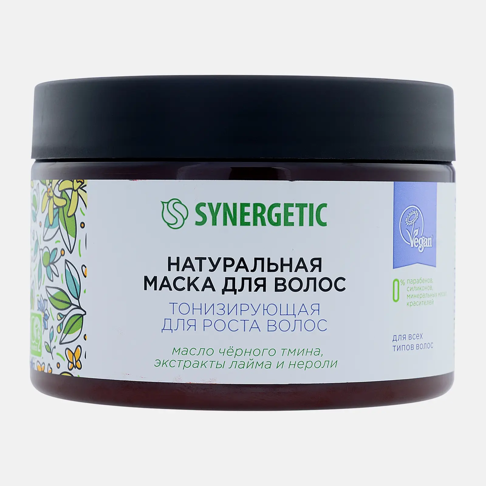 Маска для роста волос Synergetic Тонизирующая 300мл