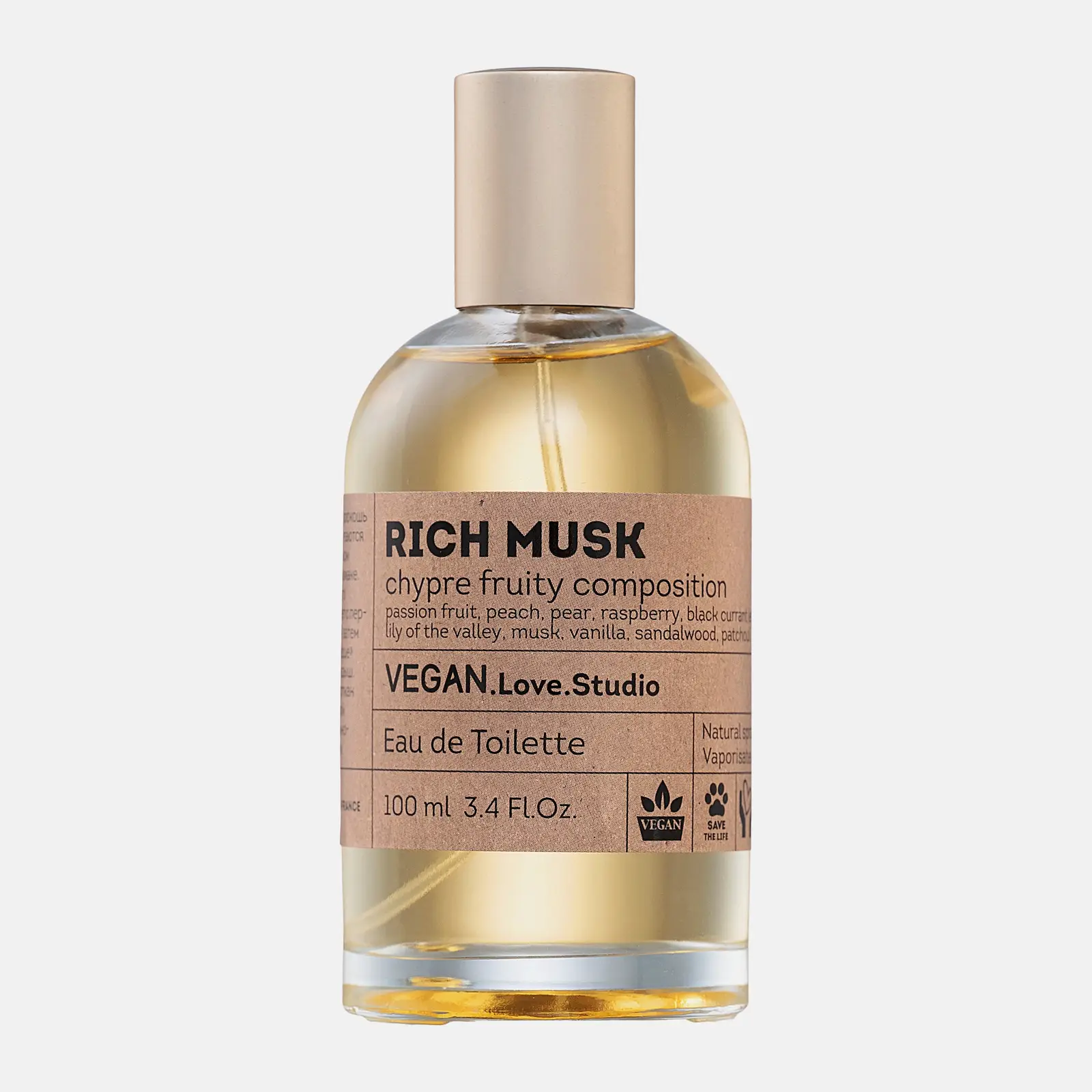 Туалетная вода Rich Musk Vegan Love Studio женская 100мл