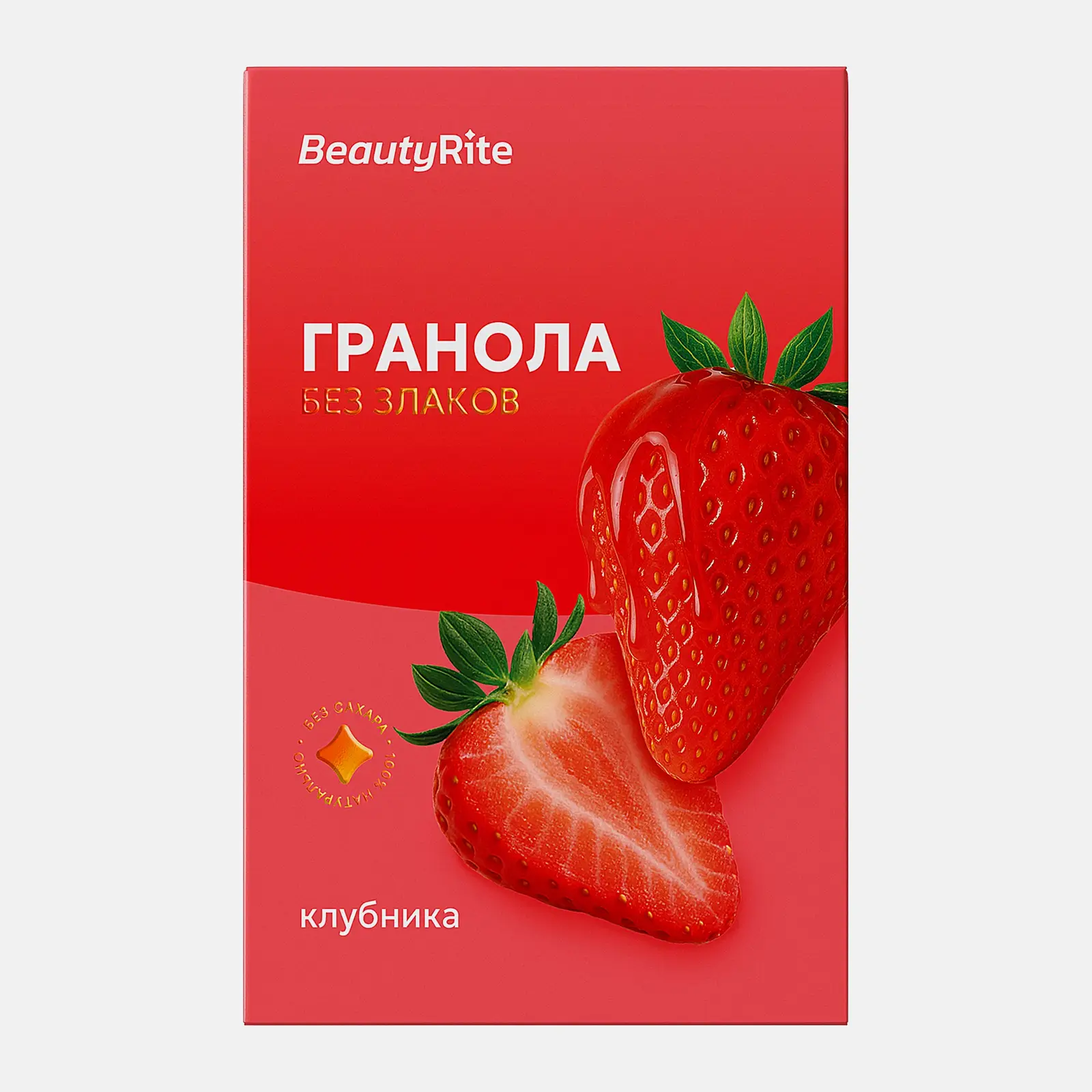 Изображение товара Гранола ореховая без злаков с клубникой Beauty Rite 125г Изображение товара Гранола ореховая без злаков с клубникой Beauty Rite 125г