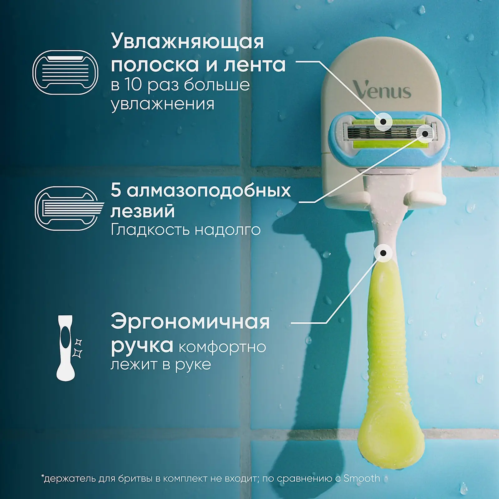 Кассеты для бритья Gillette Venus Embrace 4шт