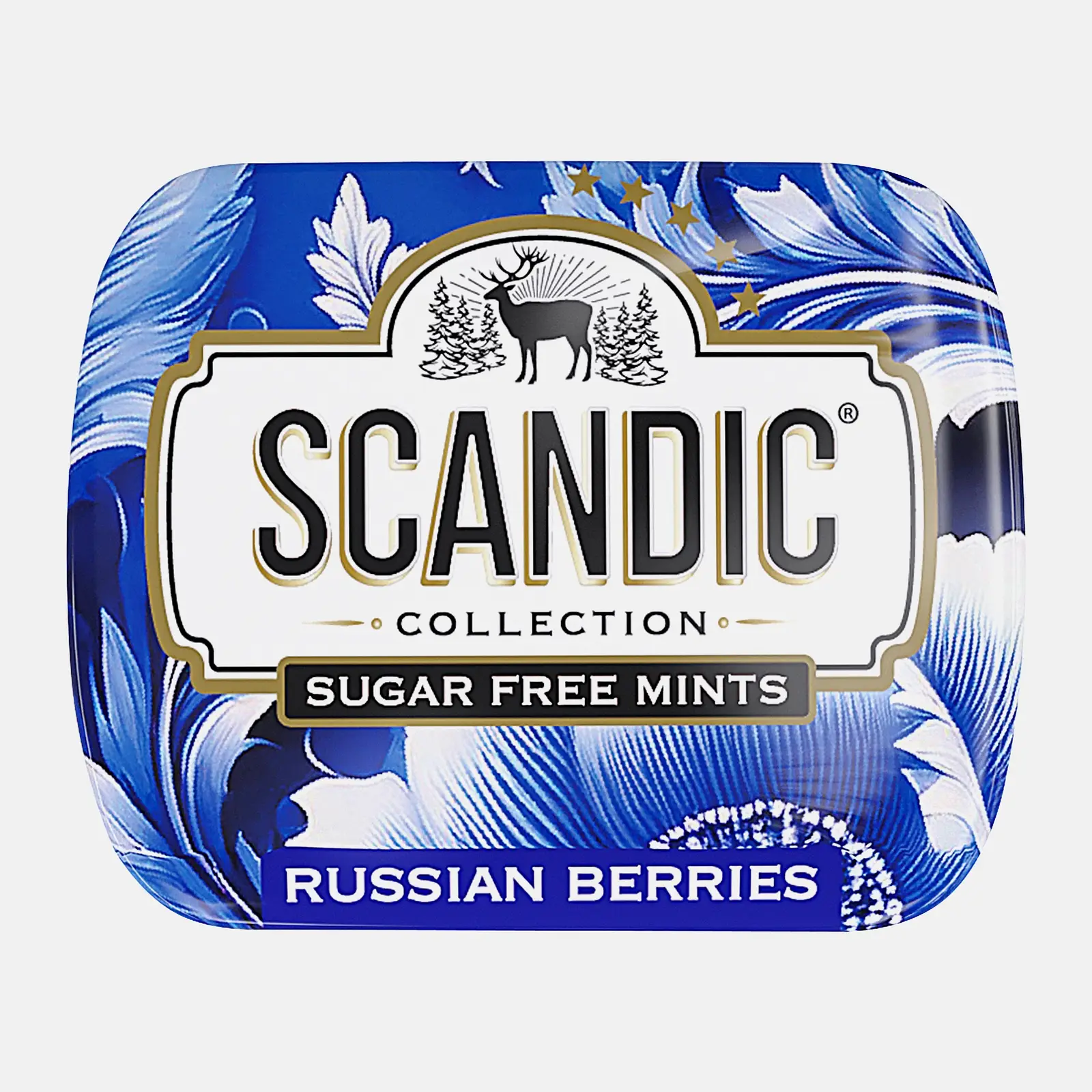 Конфеты освежающие без сахара смородина-базилик Scandic 14г