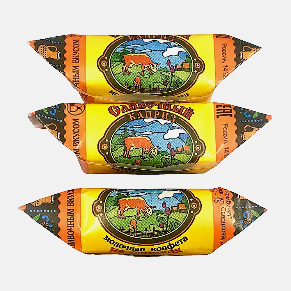 Изображение товара Конфеты молочные на сливках Сливочный каприз 300г