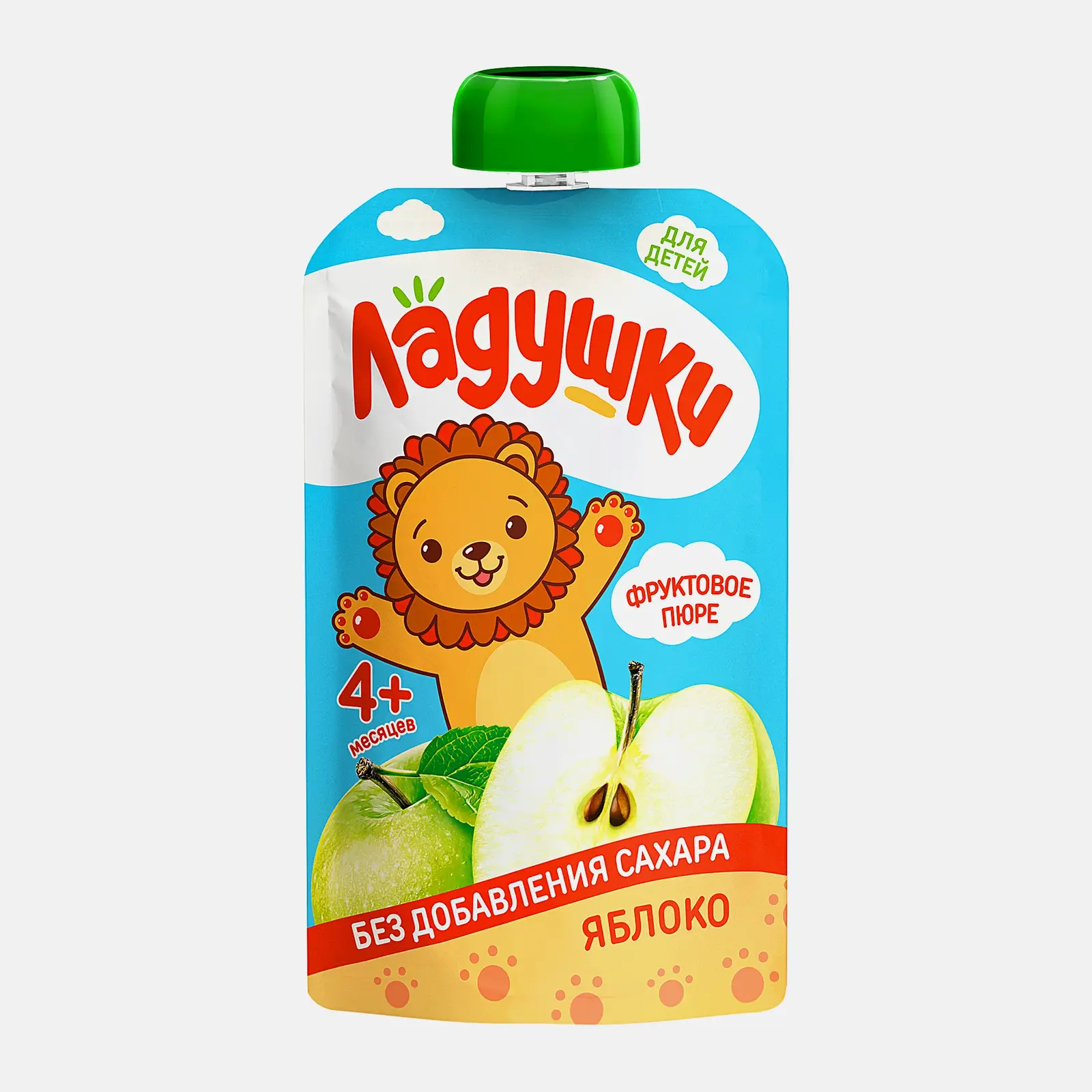 Пюре Ладушки фруктовое из яблок 85г