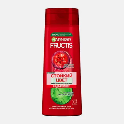 Шампунь Garnier Fructis Укрепляющий Годжи Стойкий цвет для окрашенных или мелированных волос 400мл