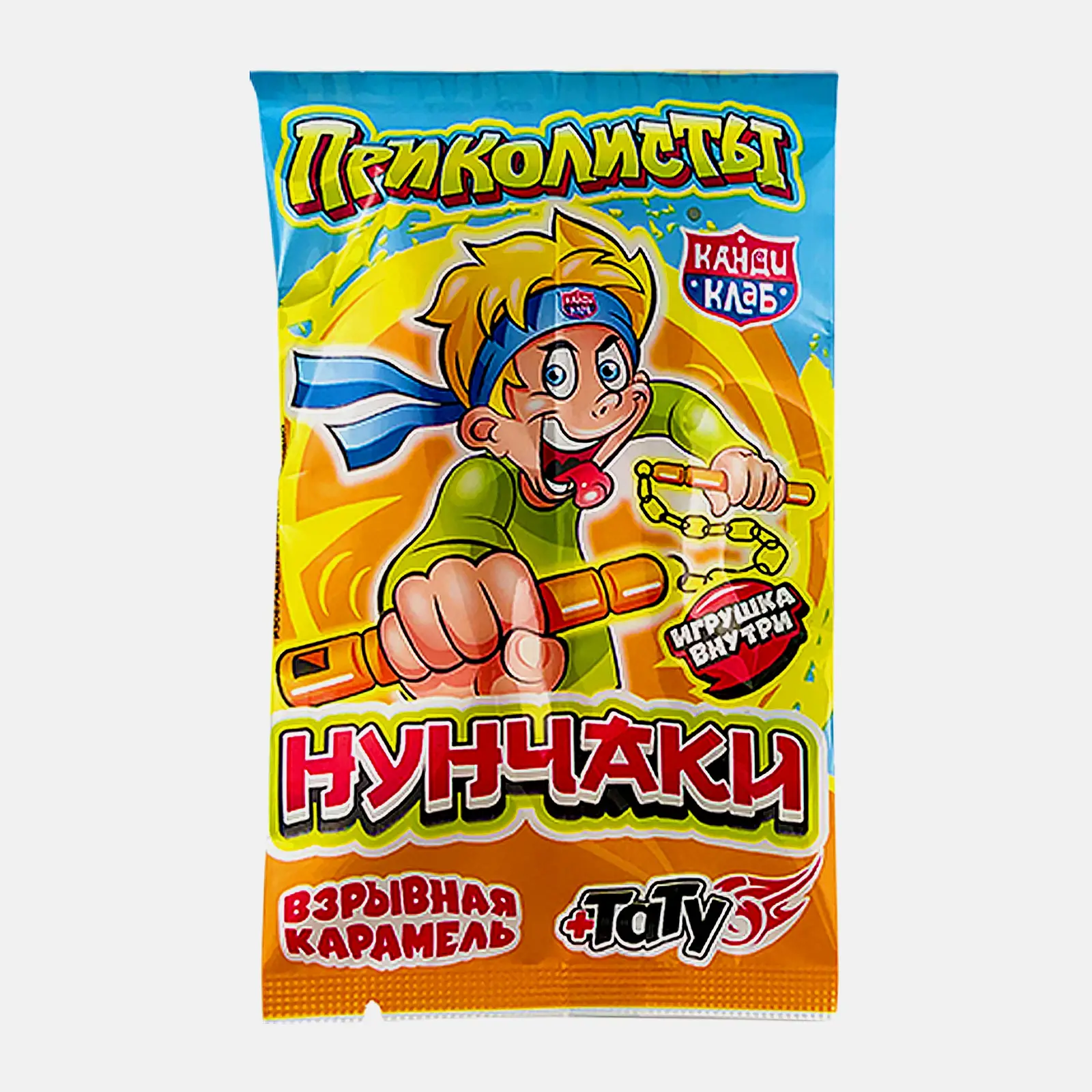 Изображение товара Взрывная карамель Приколисты с тату и игрушкой Канди клаб 1г в ассортименте
