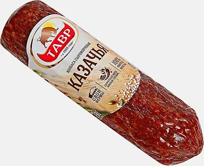Колбаса Тавр Казачья сырокопченая весовая