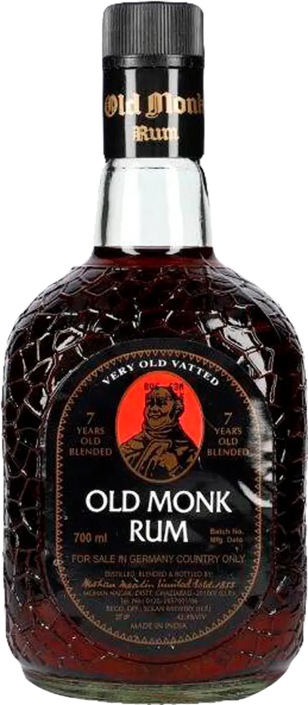 Изображение товара Ром Old Monk 7 лет 42.8% 375 мл выдержанный премиум напиток