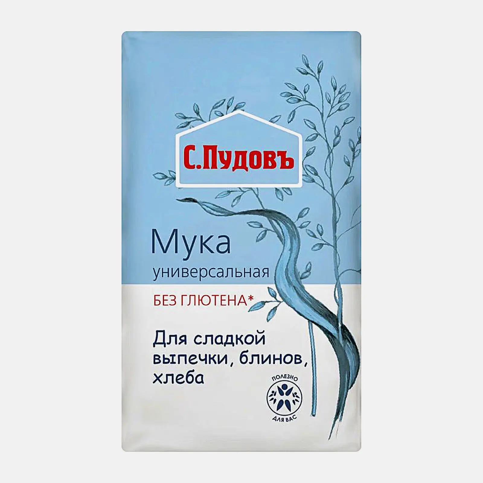 Мука С.Пудовъ универсальная без глютена 500г Мука С.Пудовъ универсальная без глютена 500г