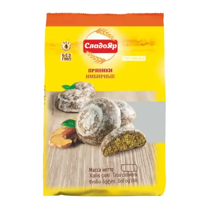 Изображение товара Пряники Сладояр Имбирные 350г