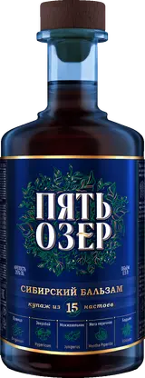Изображение товара Бальзам Пять озер Сибирский 35% 500мл