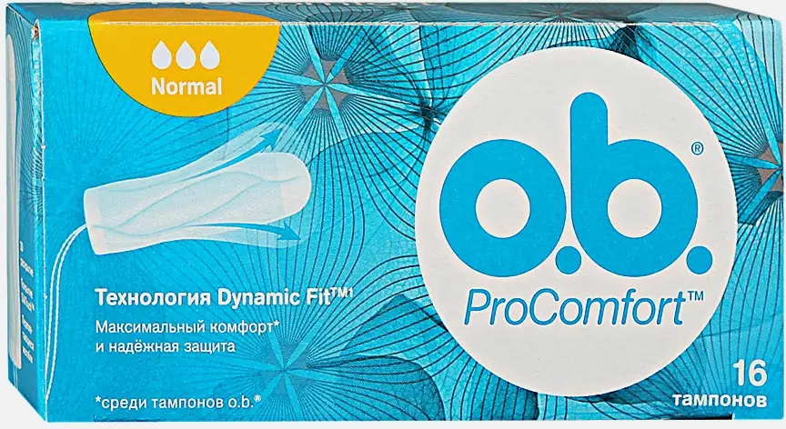 Тампоны O.B. ProComfort Normal 16шт