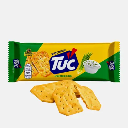 Крекер cо вкусом сметаны и лука Tuc 100г