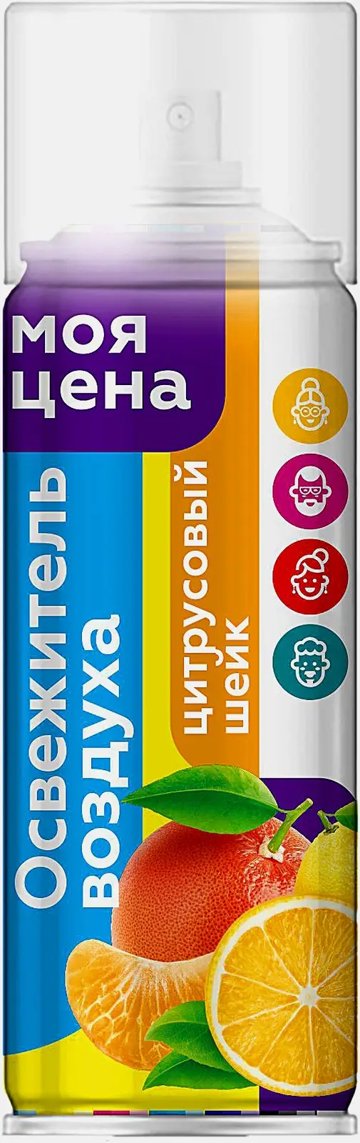Освежитель воздуха Моя цена Морской бриз/Цитрус шейк/Ландыш 300мл в ассортименте