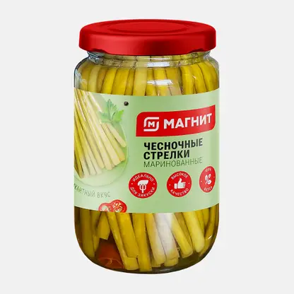 Чесночные стрелки Магнит 350г в ассортименте