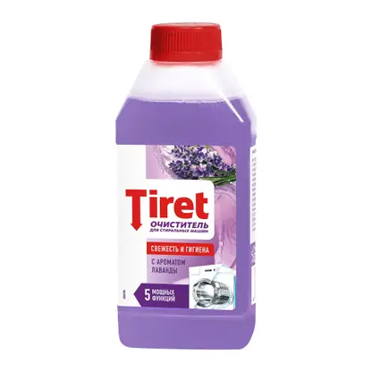Изображение товара Очиститель для стиральных машин Tiret Лаванда 250мл