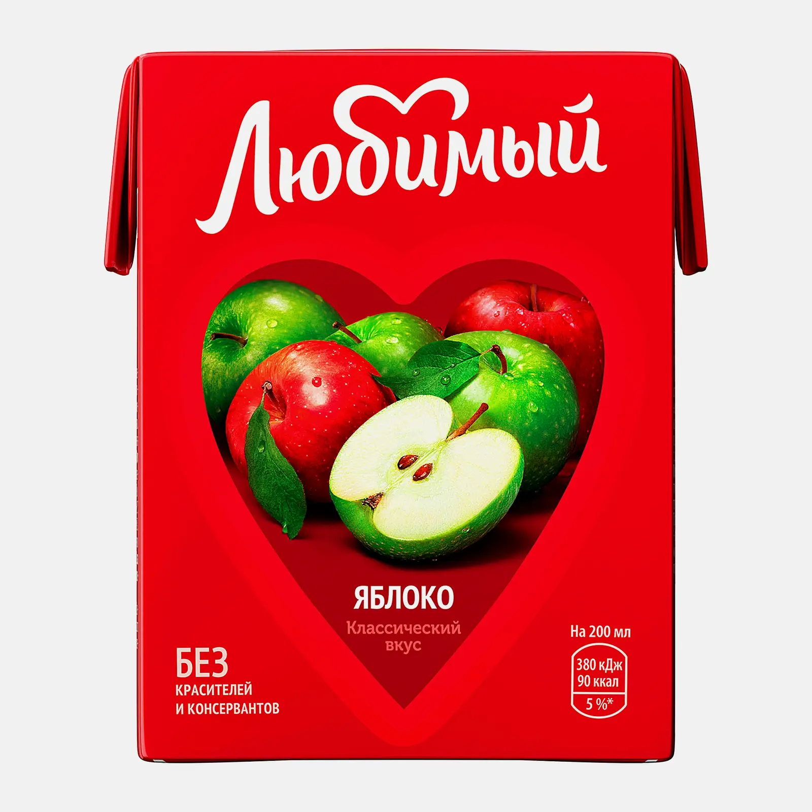 Изображение товара Напиток Любимый Яблоко 200мл