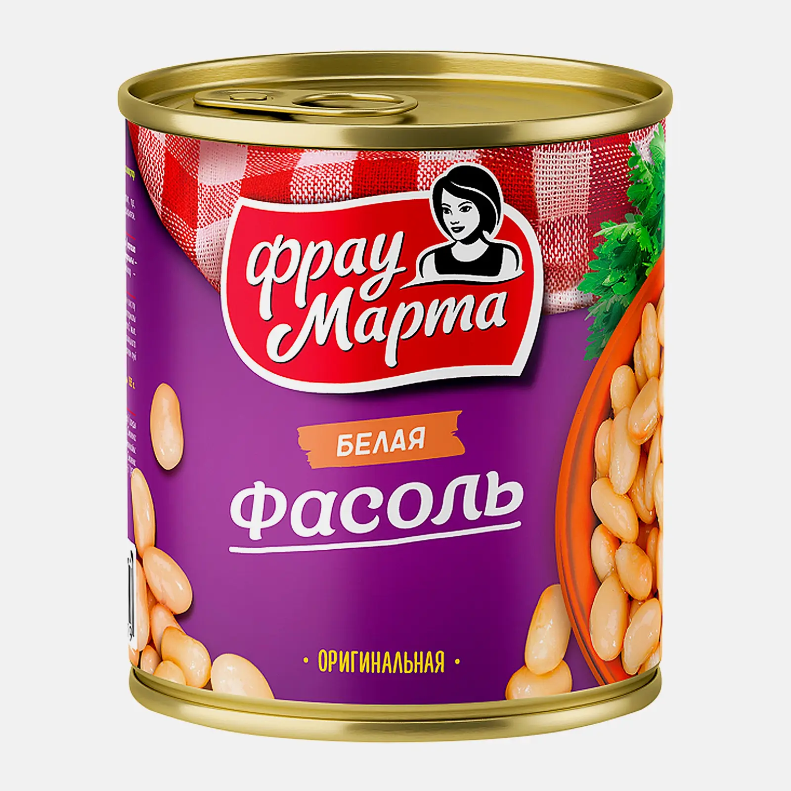Фасоль Фрау Марта Белая Оригинальная 310г Фасоль Фрау Марта Белая Оригинальная 310г