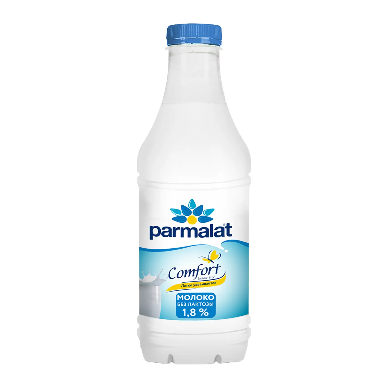 Изображение товара Молоко Parmalat Comfort безлактозное 1.8% 900 мл пастеризованное