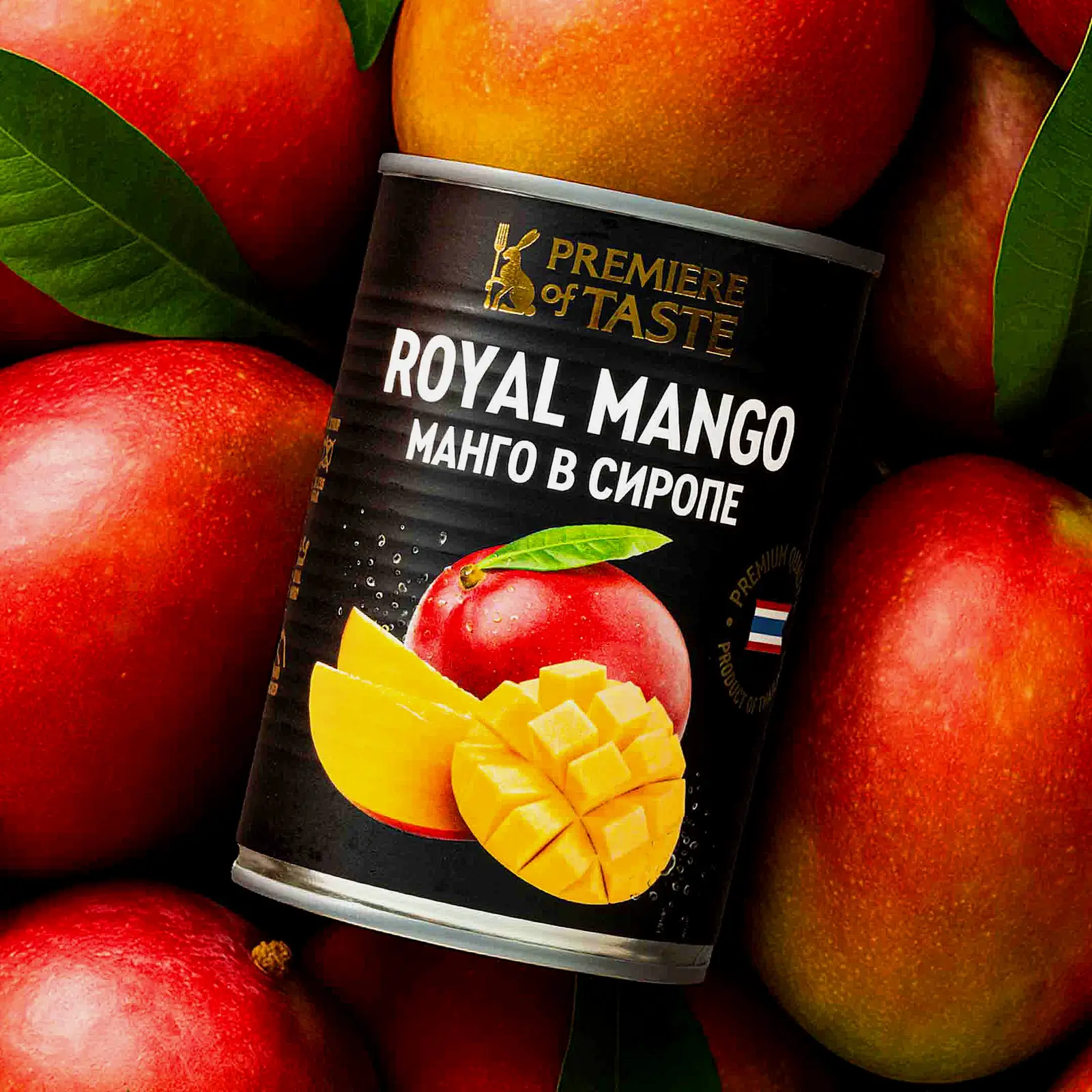 Изображение товара Ломтики манго в сиропе Premiere of Taste 425г натуральный продукт
