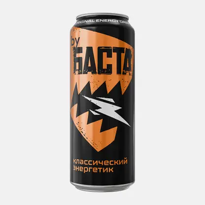 Энергетический напиток Ориджинал Энерджи Дринк By Баста 450мл
