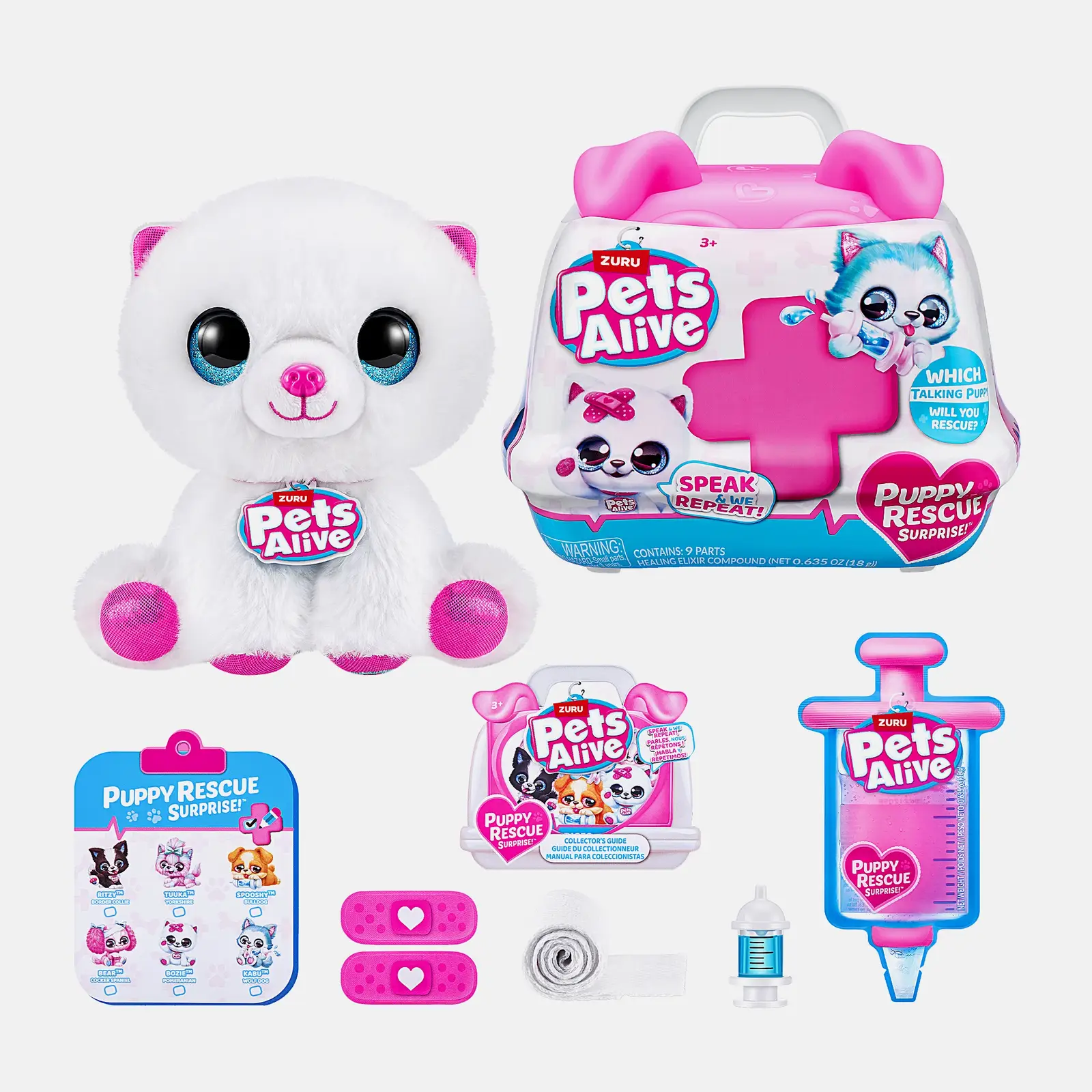 Игрушка-сюрприз Zuru Pets Alive Puppy Rescue 9540 в ассортименте - фото 3