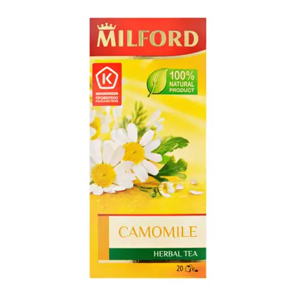 Изображение товара Чайный напиток Milford ромашка пакетики 20шт