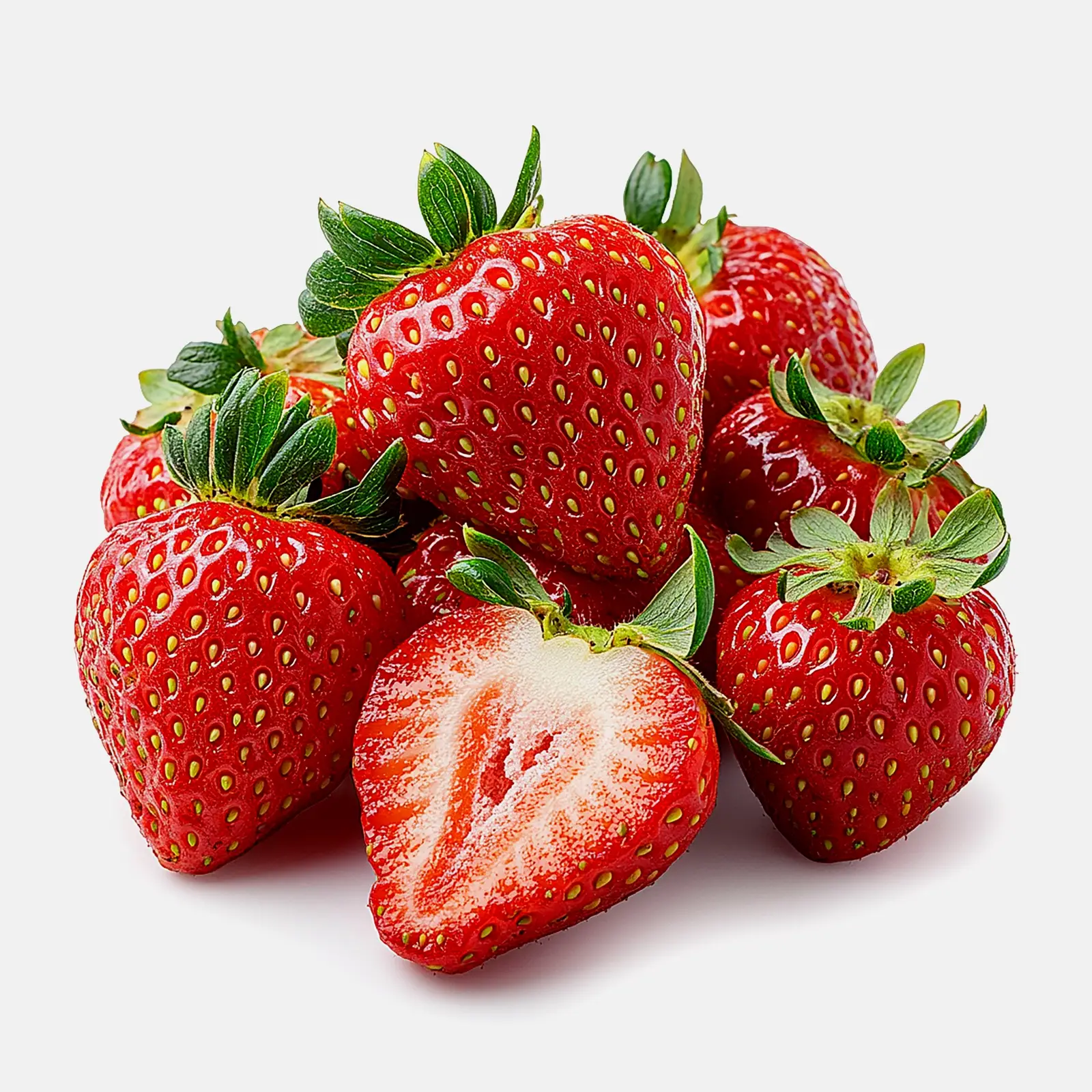 Изображение товара Свежая клубника 0.3 кг — сочная ягода с ярким вкусом и ароматом