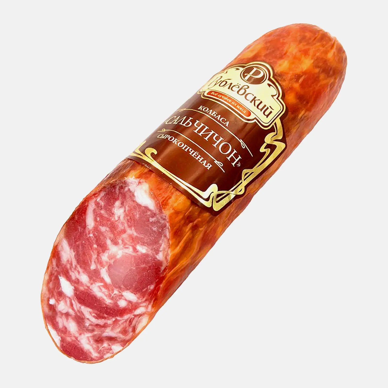 Изображение товара Колбаса Рублевский Сальчичон сырокопченая 350г