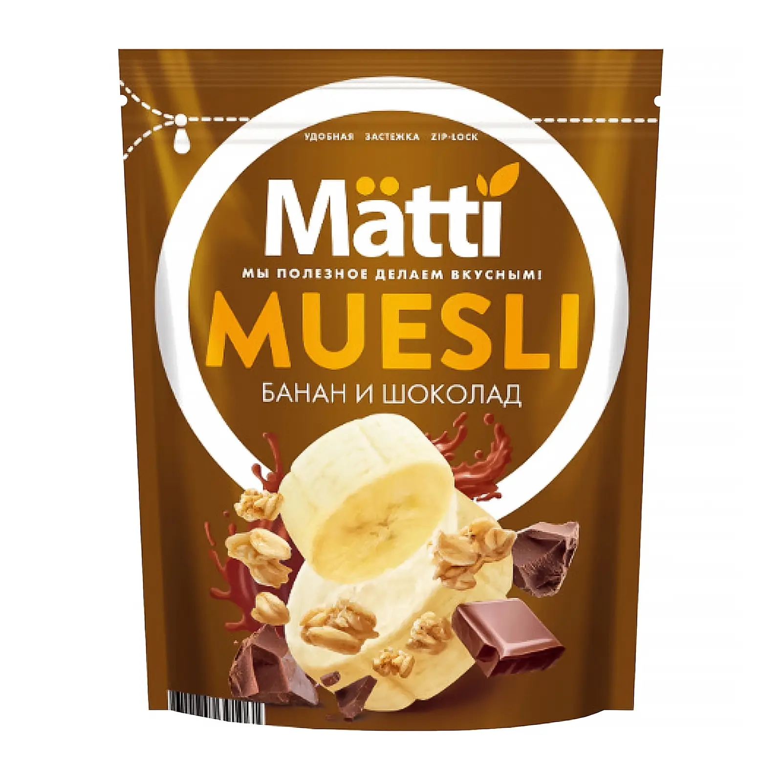 Изображение товара Мюсли Matti банан и шоколад 250г