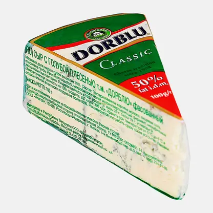 Сыр с голубой плесенью Dorblu 50% 100г