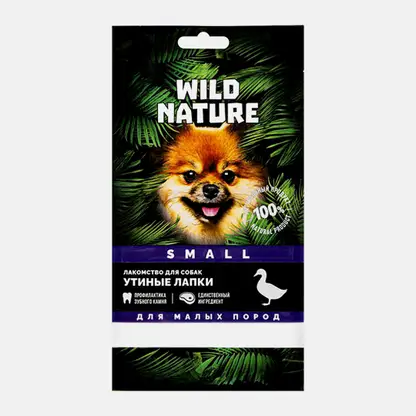Лакомство для собак Wild Nature Утиные лапки 30г