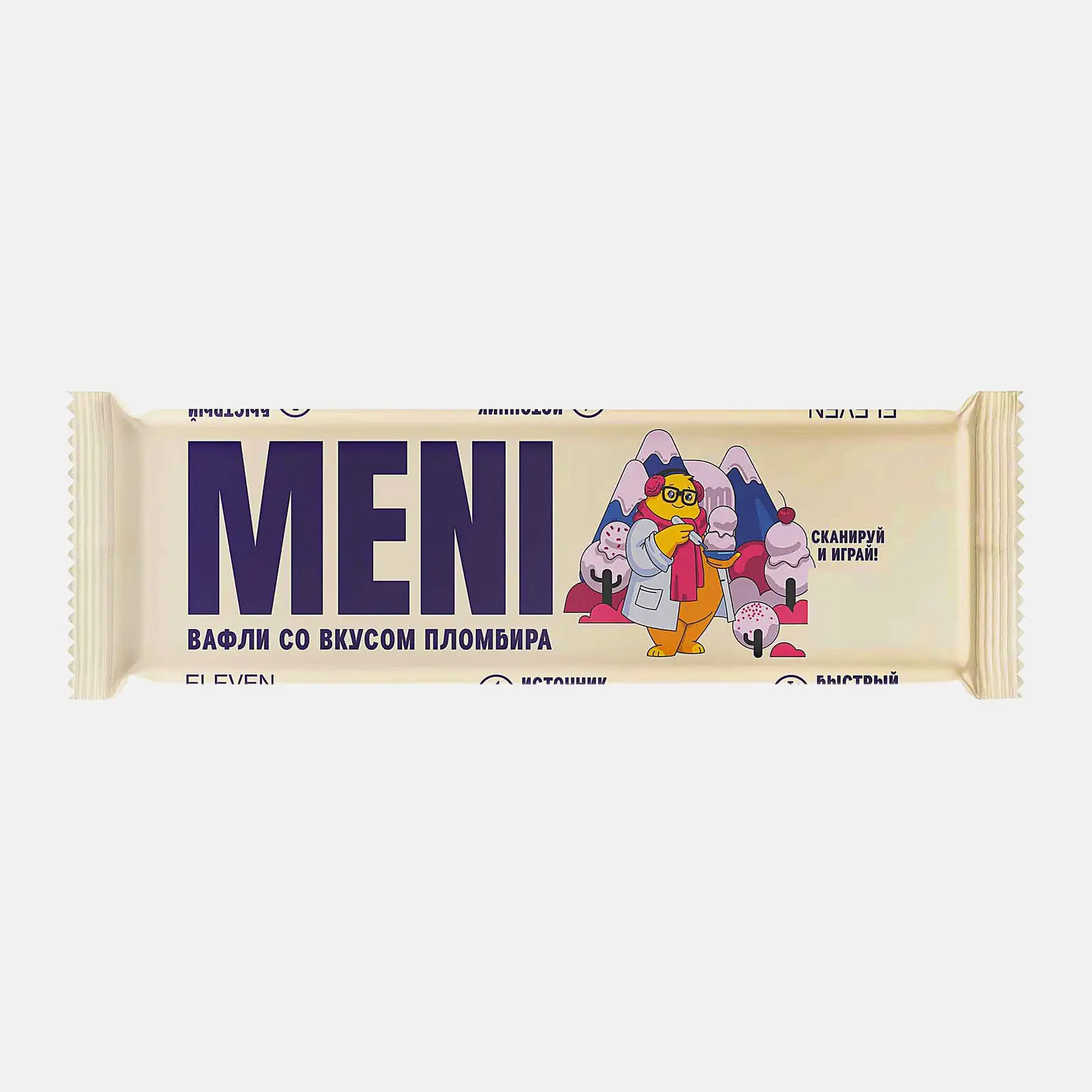 Вафли Пломбир Meni 30г