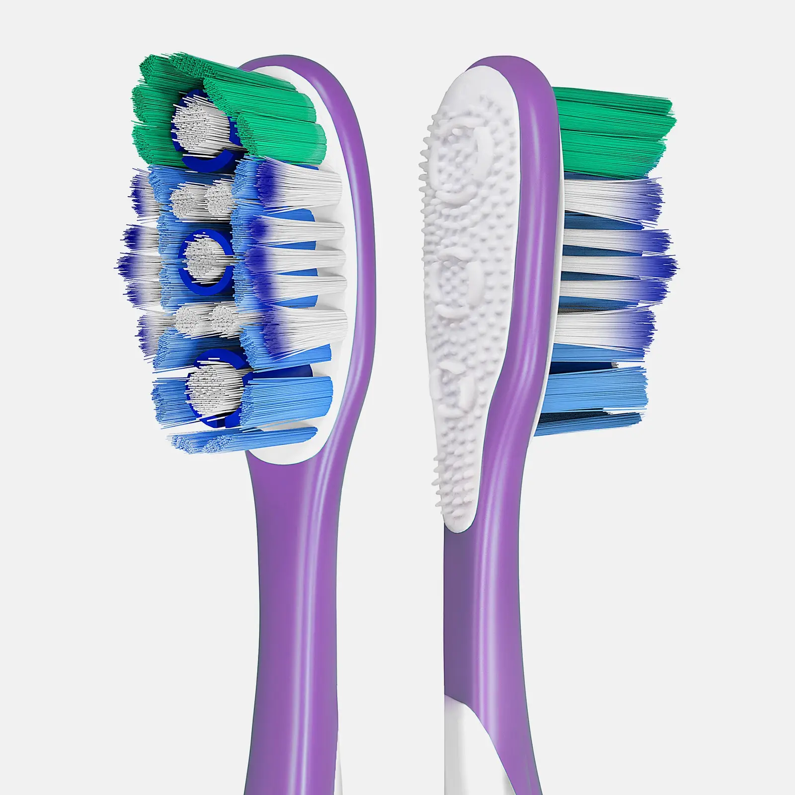 Зубная щетка Colgate 360 суперчистота средней жесткости 1+1 в ассортименте