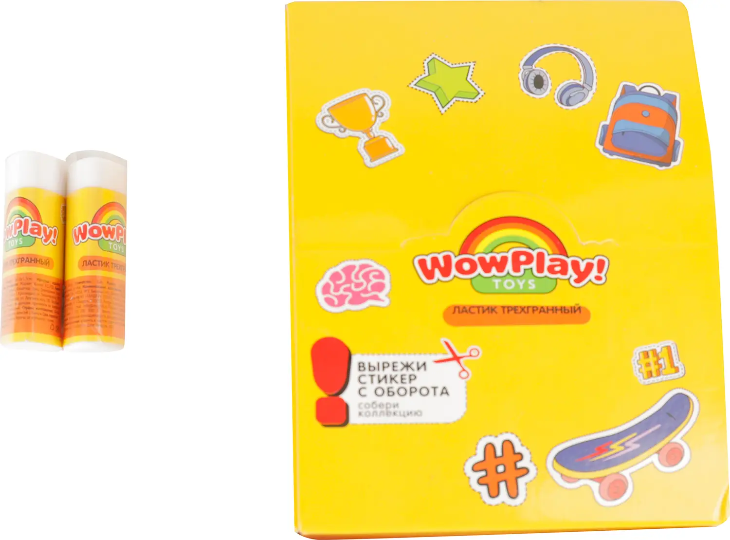 Ластик Wow Play трехгранный