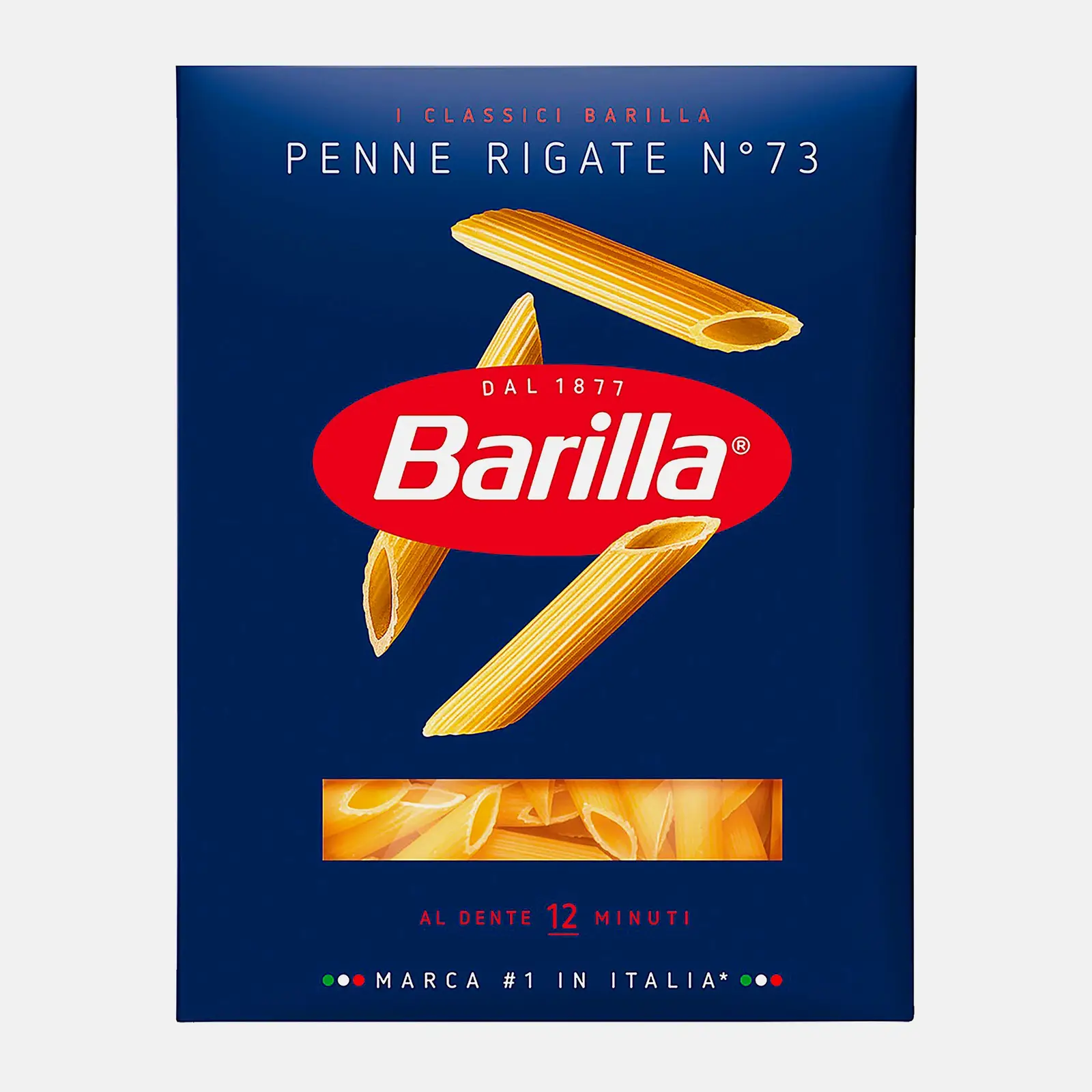 Изображение товара Макароны Barilla Penne Rigate Перья 450г высшего сорта для вкусных блюд
