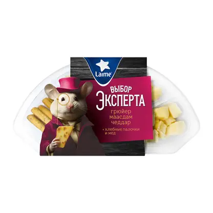 Изображение товара Сырная тарелка ассорти Выбор эксперта №2 Laime 110г