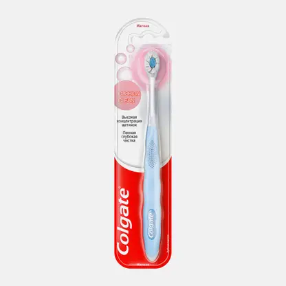 Зубная щетка Colgate Cushion Clean мягкая в ассортименте