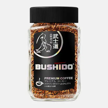 Кофе растворимый Bushido Black Katana 100г