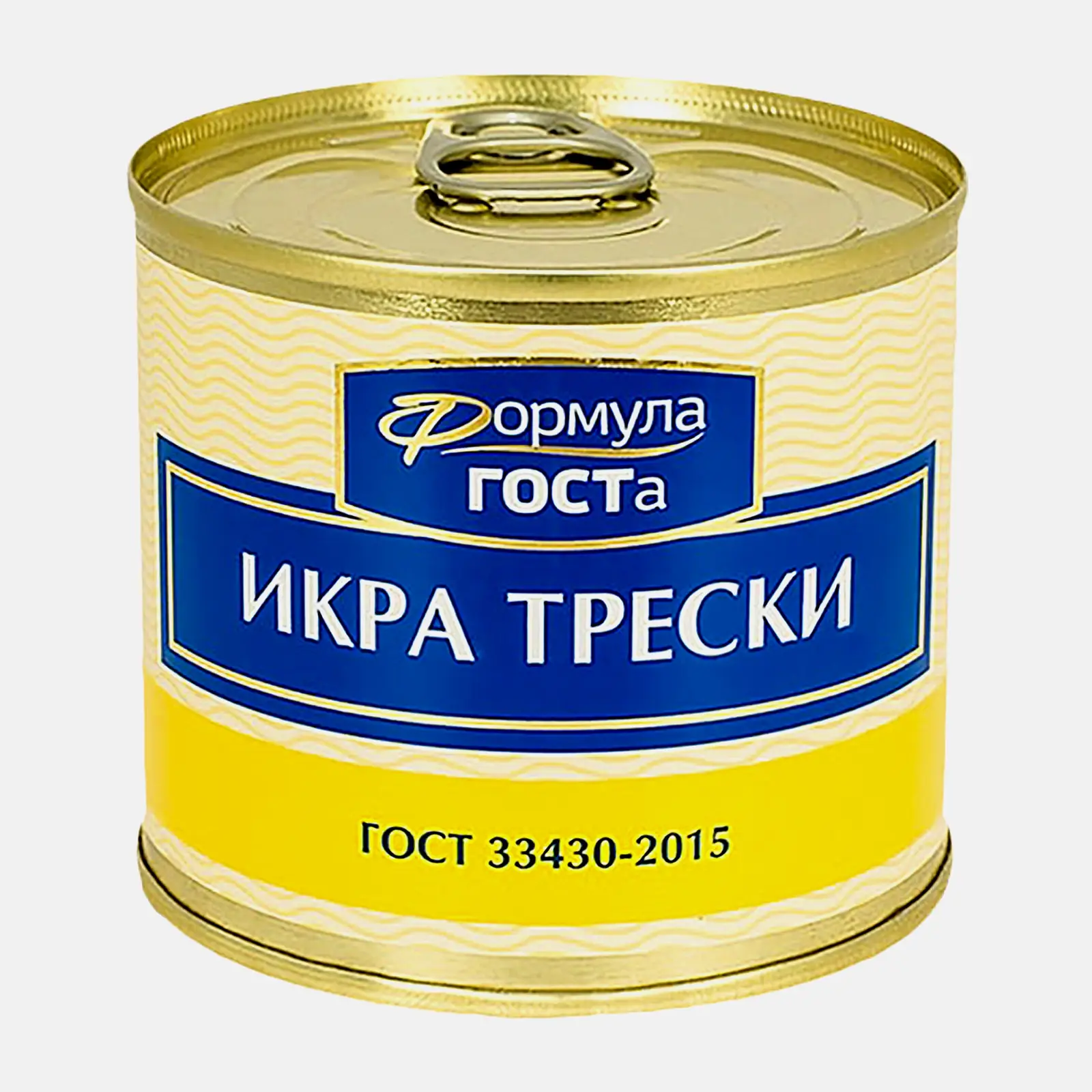 Изображение товара Икра трески Формула Госта 220г - нежный деликатес для вашего стола